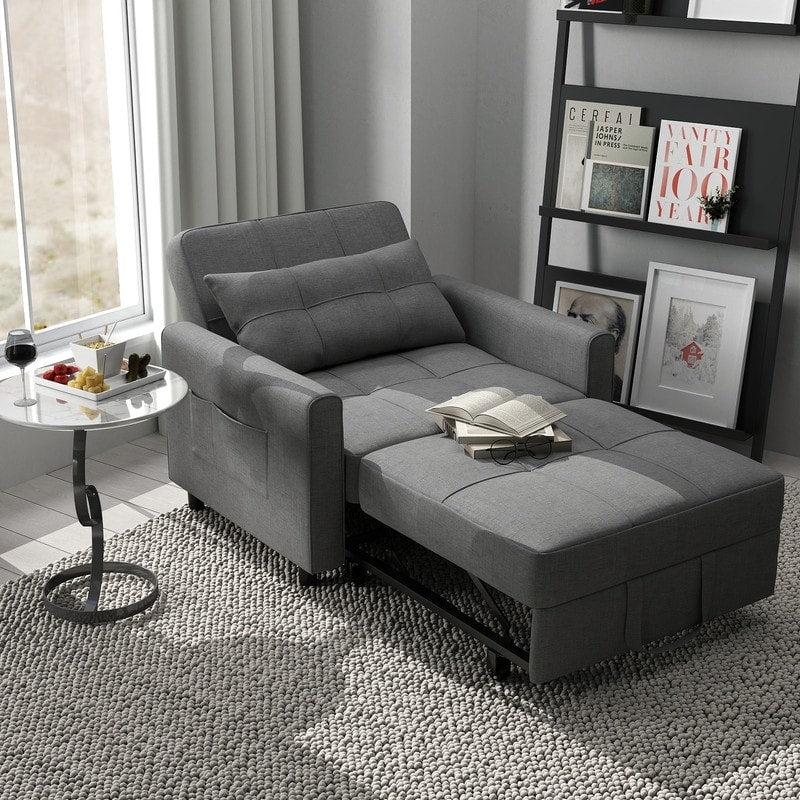 Canapé-lit convertible 3-en-1, canapé-lit escamotable, lit pliable pour salon.