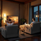 Canapé-lit convertible 3 en 1, fauteuil-lit, canapé lounge rembourré, pliable et réglable