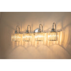 Chrome/ Noir/ Or Moderne Murale pour Salle de Bain et Toilettes, Lustre à Cristaux, Eclairage de Miroir, Eclairage de Meuble-lavabo