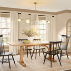 Suspension moderne simple en forme de sputnik à 4 lumières, couleur or, pour îlot de cuisine/salle à manger - 130,5 cm L x 28 cm P x 15 cm H