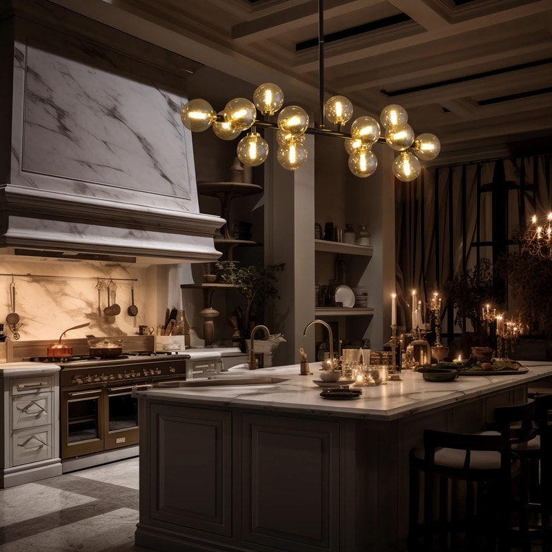 Luminaire suspendu linéaire à 16 lumières, style moderne du milieu du siècle, en laiton doré, avec globe en verre dépoli, 102 cm (40 po) pour salle à manger