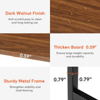 Îlot de cuisine de 43 pouces de large, table de cuisine avec 5 étagères ouvertes.