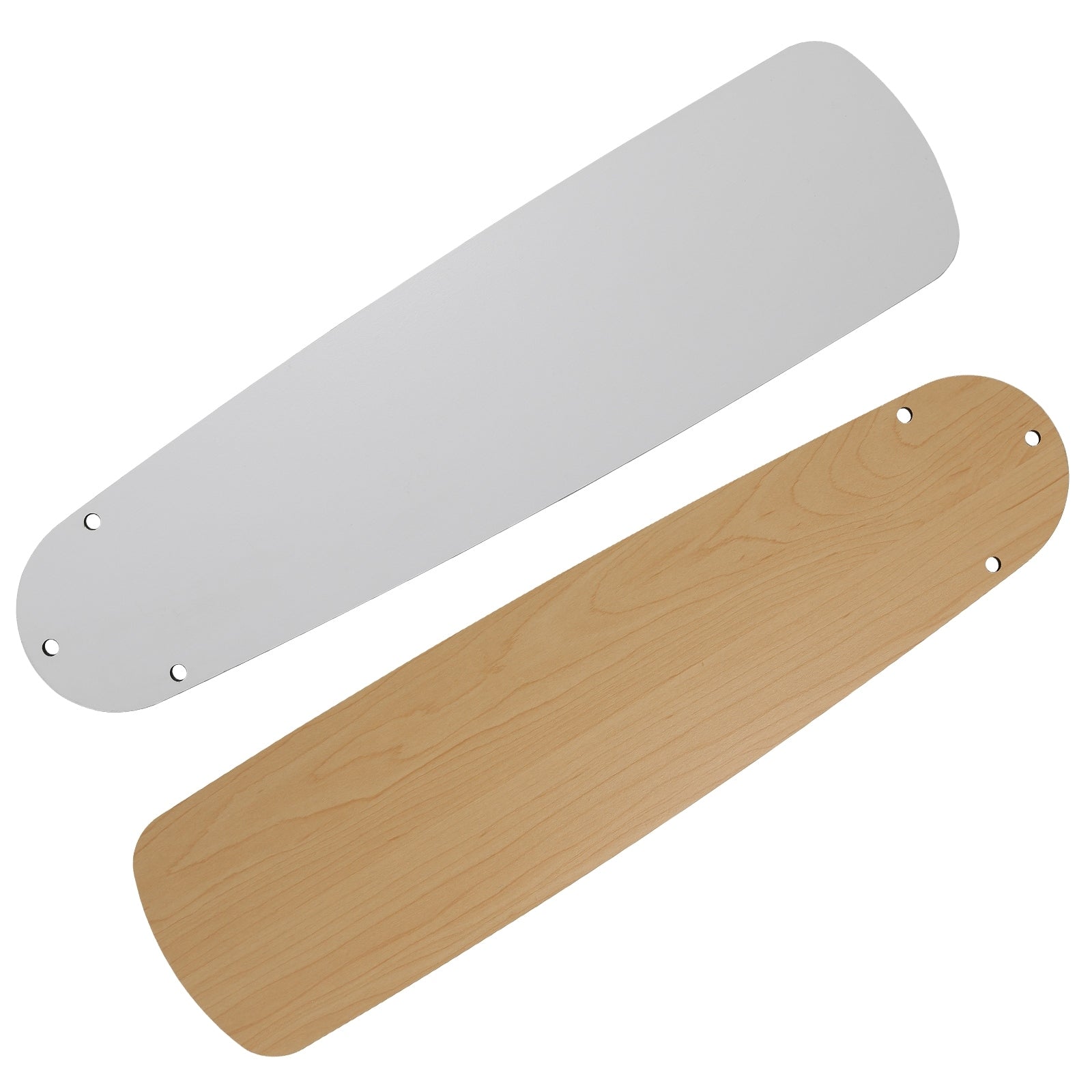 Ventilateur de plafond à LED intégré de 48 et 52 pouces avec lumière et télécommande, moteur à courant continu réversible.