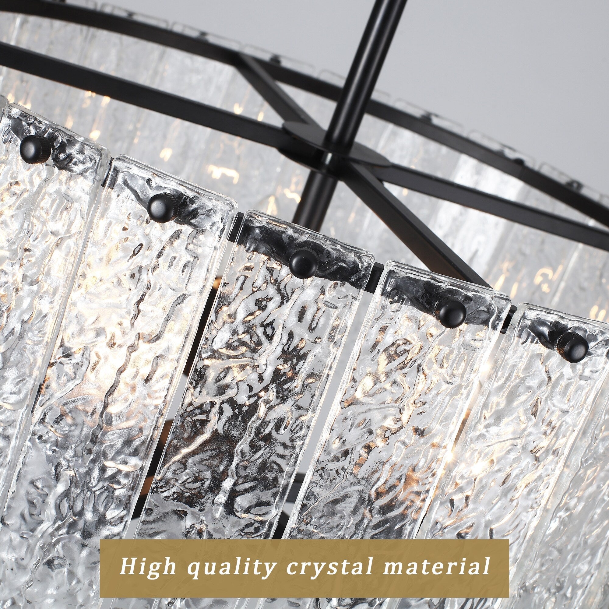 Luminaire suspendu moderne à 5 lumières en forme de tambour rond, luminaire semi-encastré classique, luminaire à suspendre pour îlot de cuisine et salle à manger