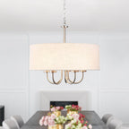 Suspension moderne à 5 lumières, à fixer au plafond, pour salle à manger, chambres à coucher et salon - N/A