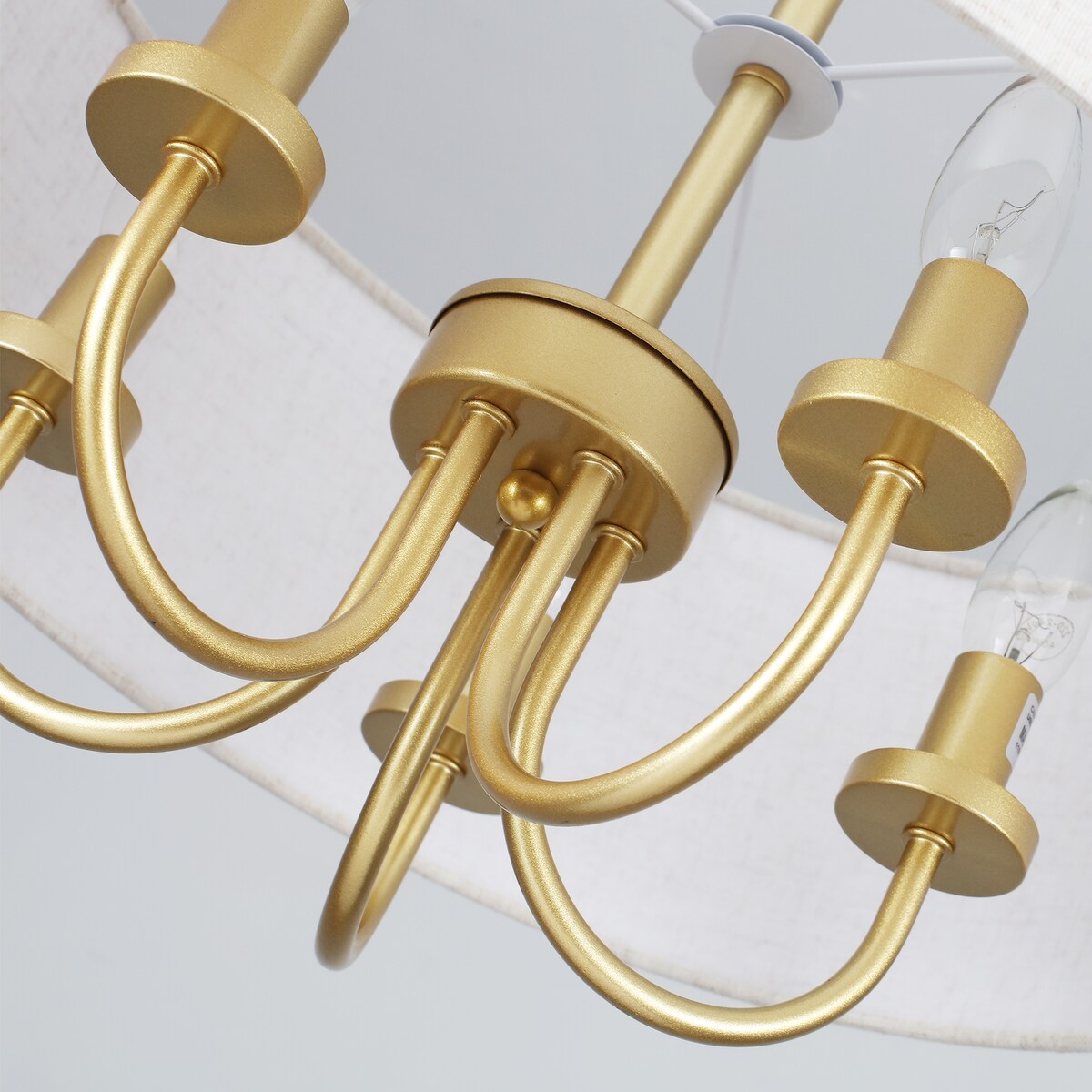 Suspension moderne à 5 lumières, à fixer au plafond, pour salle à manger, chambres à coucher et salon - N/A