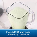 Mixeur 5 vitesses, 6 tasses, 700 watts, bocal en plastique - 6 tasses