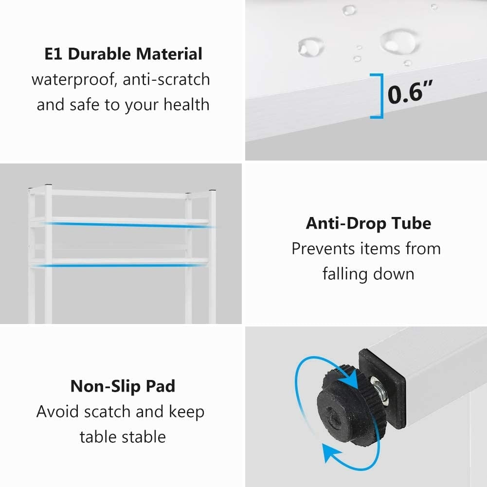 Étagère de rangement utilitaire à 5 niveaux pour cuisine, support pour four à micro-ondes, chariot à micro-ondes industriel avec meuble de rangement.