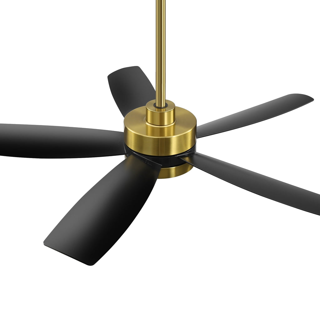 Ventilateur de plafond Breezary à 5 pales LED 65/52/42 avec kit d'éclairage et télécommande