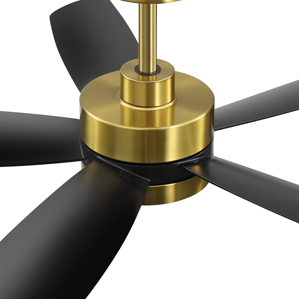 Ventilateur de plafond Breezary à 5 pales LED 65/52/42 avec kit d'éclairage et télécommande