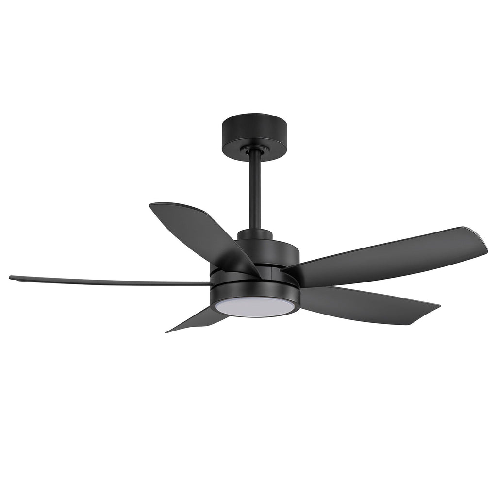 Ventilateur de plafond Breezary à 5 pales LED 65/52/42 avec kit d'éclairage et télécommande