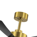 Ventilateur de plafond Breezary à 5 pales LED 65/52/42 avec kit d'éclairage et télécommande