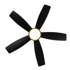 Ventilateur de plafond Breezary à 5 pales LED 65/52/42 avec kit d'éclairage et télécommande