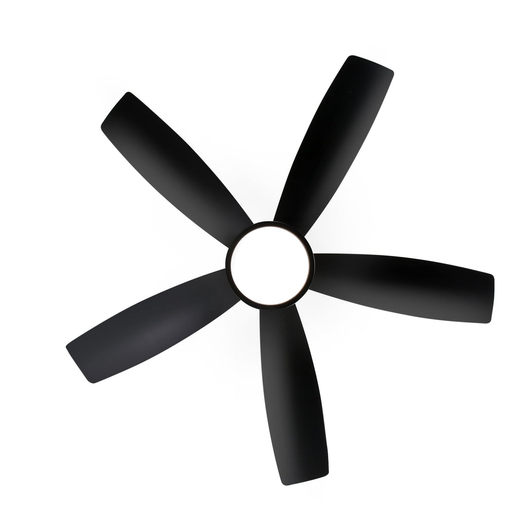 Ventilateur de plafond Breezary à 5 pales LED 65/52/42 avec kit d'éclairage et télécommande