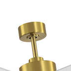 Ventilateur de plafond Breezary à 5 pales LED 65/52/42 avec kit d'éclairage et télécommande