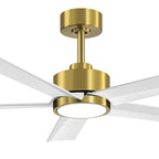 Ventilateur de plafond Breezary à 5 pales LED 65/52/42 avec kit d'éclairage et télécommande