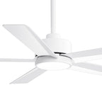 Ventilateur de plafond Breezary à 5 pales LED 65/52/42 avec kit d'éclairage et télécommande