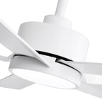 Ventilateur de plafond Breezary à 5 pales LED 65/52/42 avec kit d'éclairage et télécommande