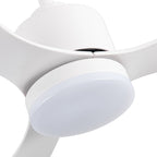 Ventilateur de plafond LED 52 pouces avec éclairage et télécommande (3 pales)