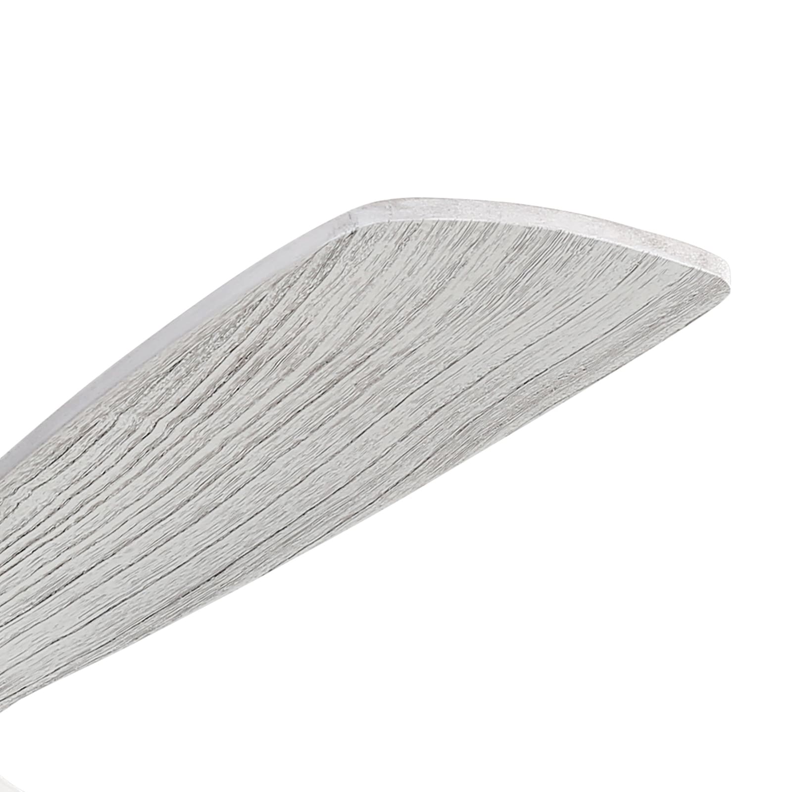 Ventilateur de plafond moderne de 52 pouces en bois massif/ABS avec télécommande (sans éclairage), 6 vitesses de ventilation, flux d'air réversible.