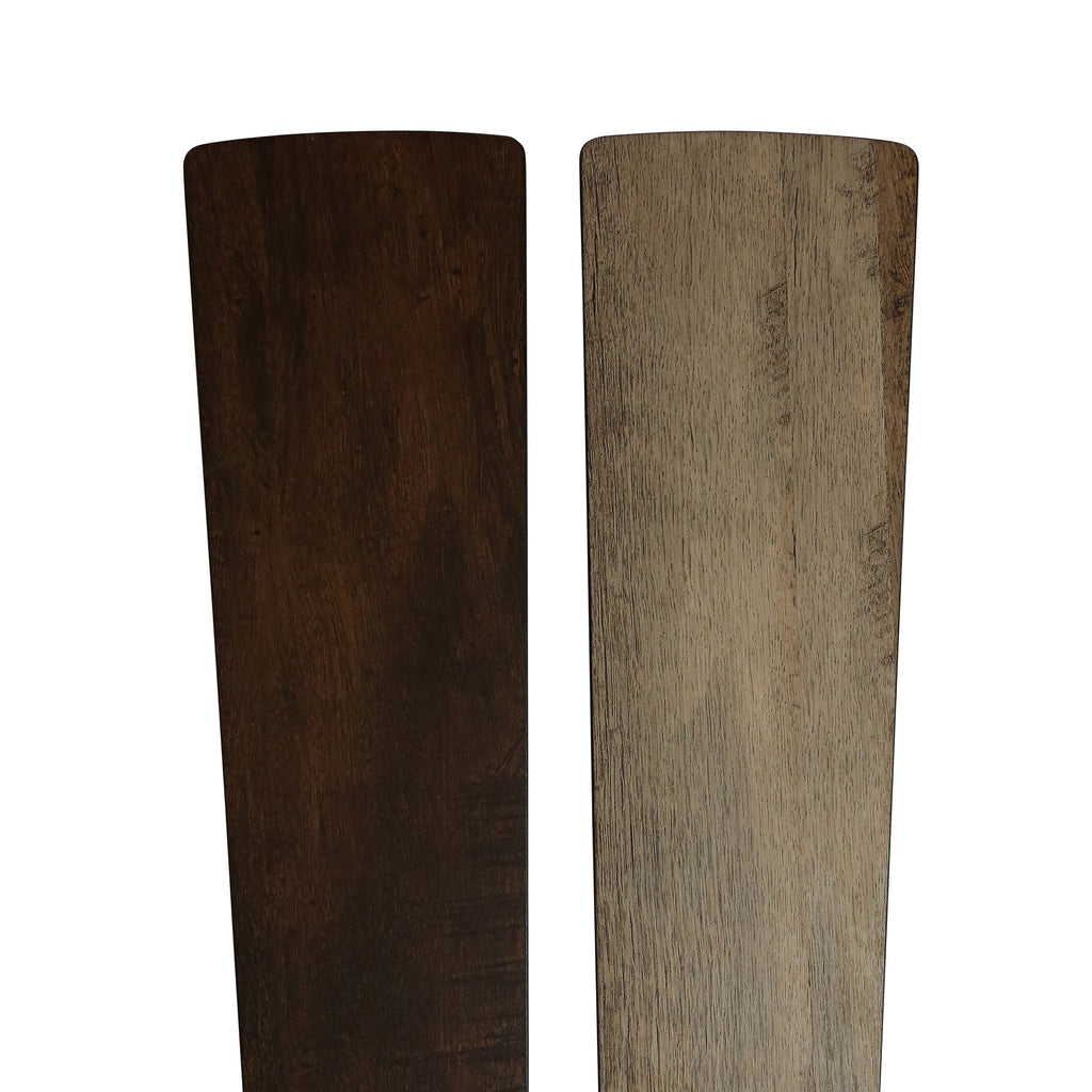 Ventilateur de plafond LED à 52 pales, style loft, métal brossé, style farmhouse