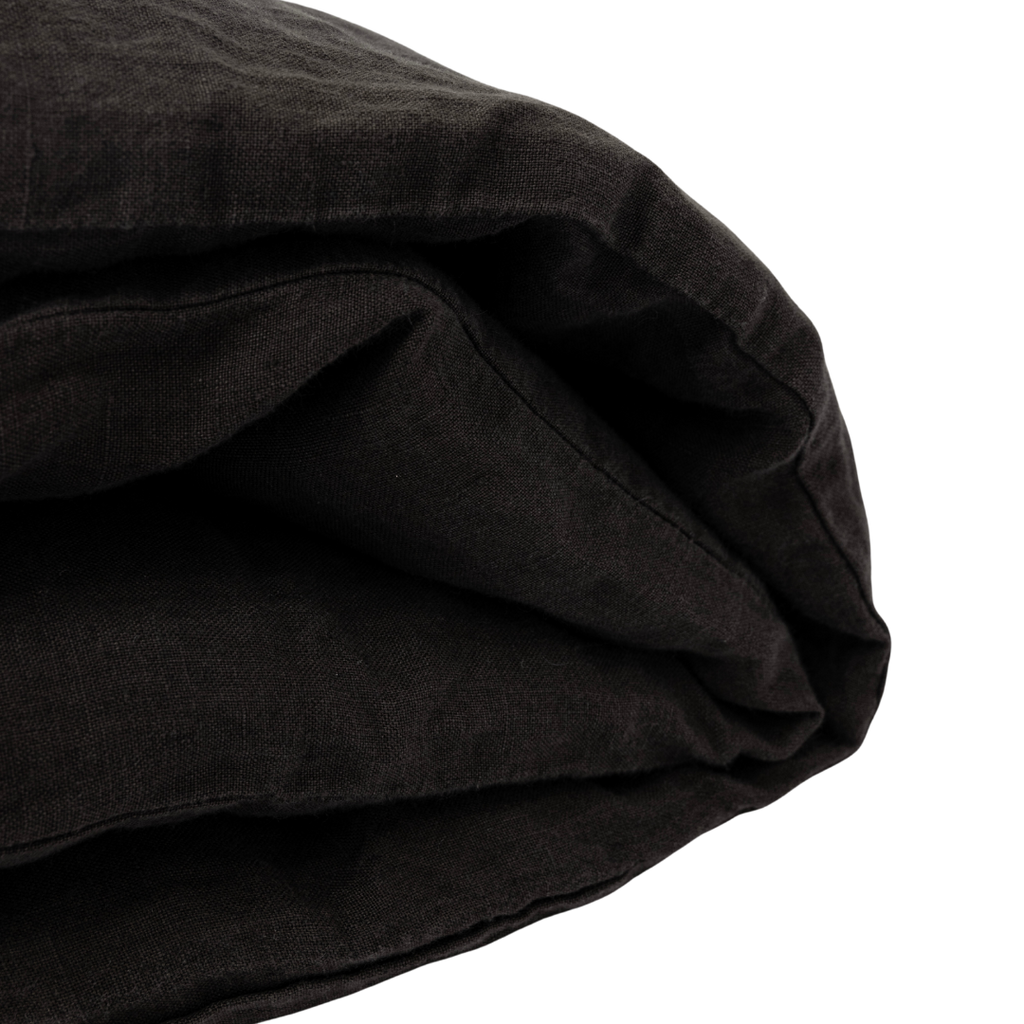 Couette en lin | Noire 200x85cm