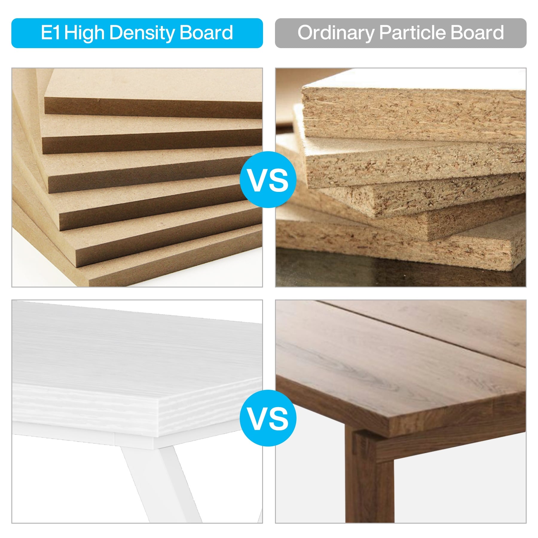 Bureau d'ordinateur robuste 55, bureau de bureau