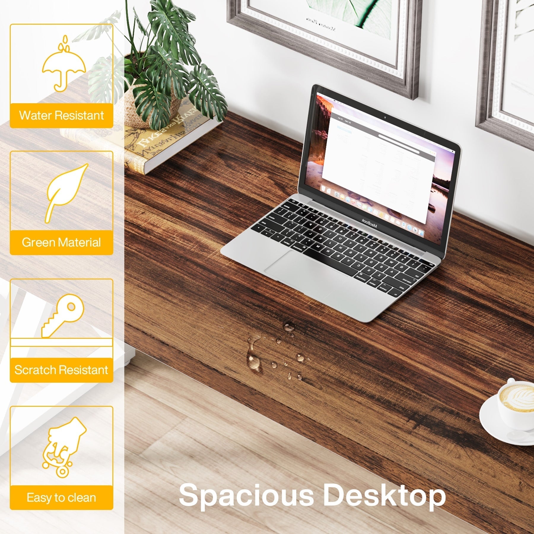 Bureau d'ordinateur robuste 55, bureau de bureau