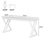 Bureau d'ordinateur robuste 55, bureau de bureau