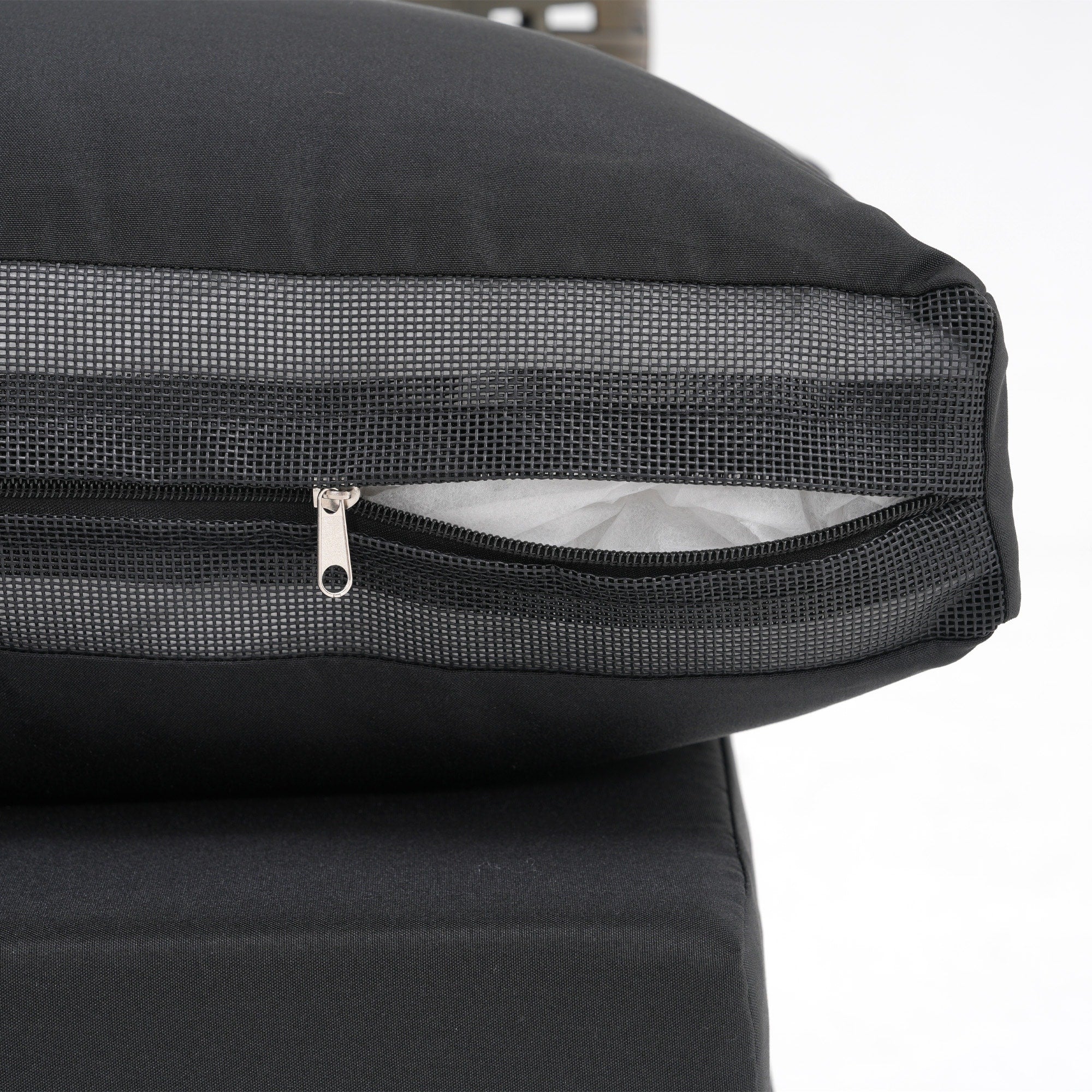 Ensemble de sièges d'extérieur modulables 6 personnes avec coussins