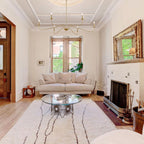 Luminaire minimaliste à 6 lumières de 64 pouces en noir mat / doré / chrome - N/A