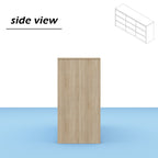 Commode 63W à 9 tiroirs, commode d'appoint pour salon et chambre à coucher.