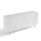 Buffet et meuble de rangement en bois de 160 cm de large