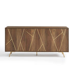 Buffet et meuble de rangement en bois de 160 cm de large