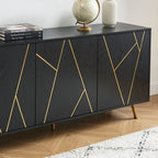 Buffet et meuble de rangement en bois de 160 cm de large