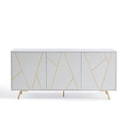 Buffet et meuble de rangement en bois de 160 cm de large