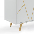 Buffet et meuble de rangement en bois de 160 cm de large