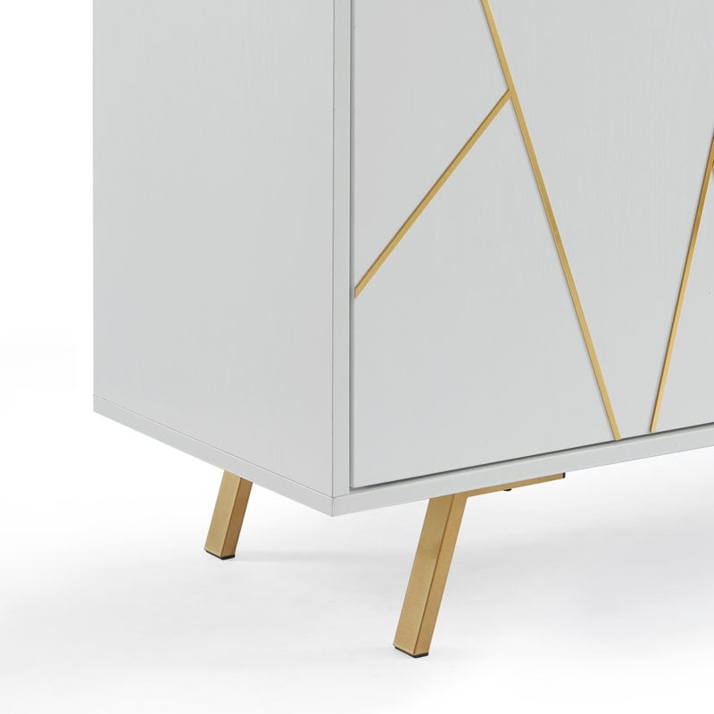 Buffet et meuble de rangement en bois de 160 cm de large