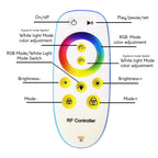 69 Lampe de sol LED à arc/courbe, à intensité variable - RGBW - N/A