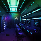 69 Lampe de sol LED à arc/courbe, à intensité variable - RGBW - N/A