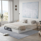 FSCHOS Sommier à ressorts métallique de 7 pouces, base de matelas basique, sans pieds.