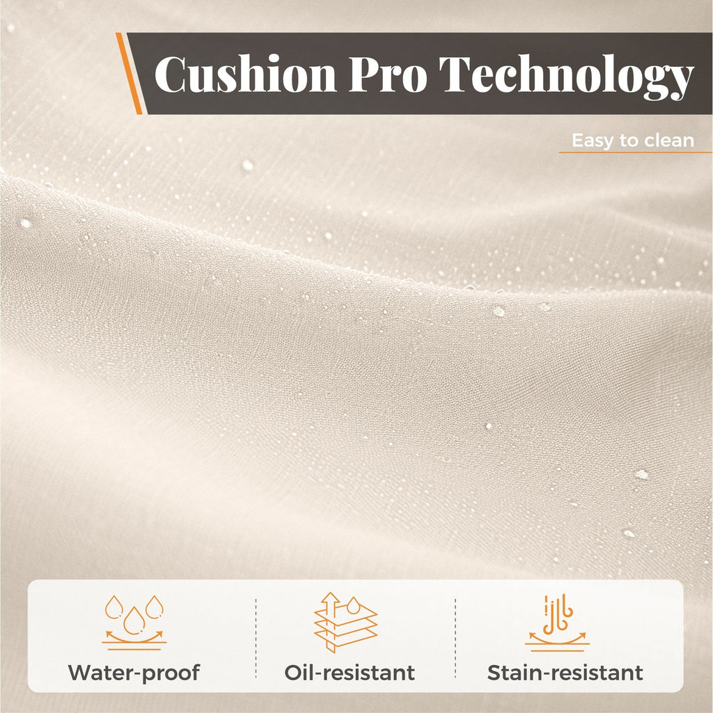 Ensemble de salle à manger d'extérieur MAISON ARTS 7 pièces en fonte d'aluminium avec table rectangulaire extensible et 6 chaises en fonte d'aluminium