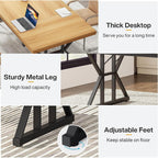 Bureau de direction de 180 cm, grand bureau d'ordinateur, poste de travail.