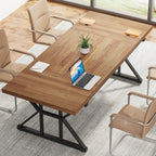 Bureau de direction de 180 cm, grand bureau d'ordinateur, poste de travail.