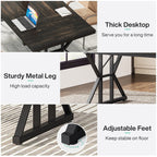 Bureau de direction de 180 cm, grand bureau d'ordinateur, poste de travail.