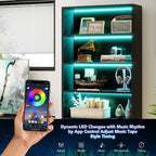 Étagère à livres et bibliothèque de 179,5 cm de hauteur, grande bibliothèque à 5 niveaux - 30 x 80 x 179,5 cm (L x l x h)