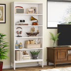 Étagère à livres et bibliothèque de 179,5 cm de hauteur, grande bibliothèque à 5 niveaux - 30 x 80 x 179,5 cm (L x l x h)