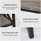 Table de console extra longue de 180 cm, table d'appoint pour canapé, pour salon.