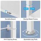 Étagère à livres industrielle de 71 pouces, bibliothèque en bois rustique brun à 6 niveaux, étagères ouvertes.