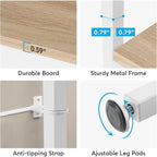 Étagère à livres industrielle de 71 pouces, bibliothèque en bois rustique brun à 6 niveaux, étagères ouvertes.